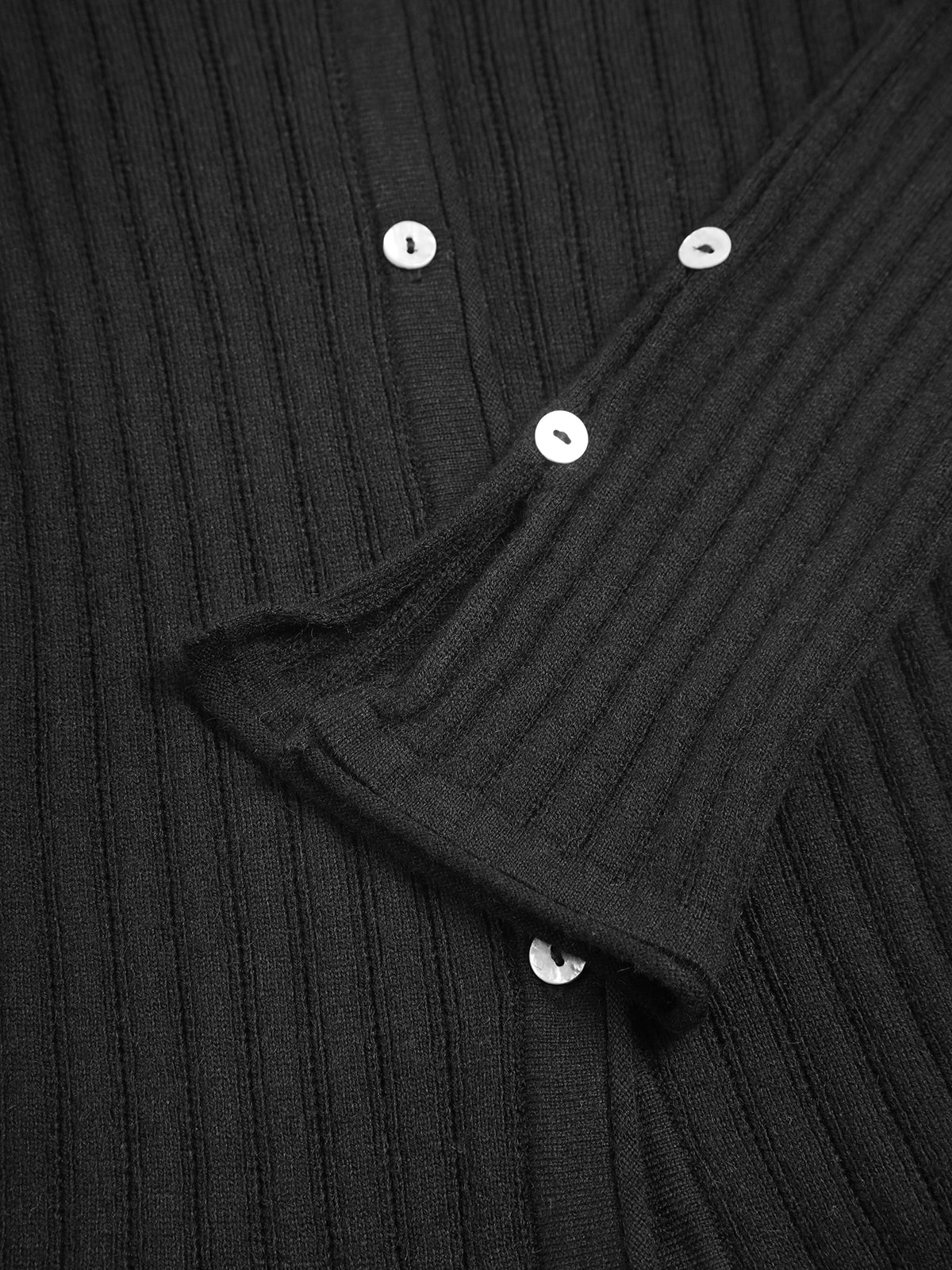 Women's Knitted Co-ord Set in black, view 6