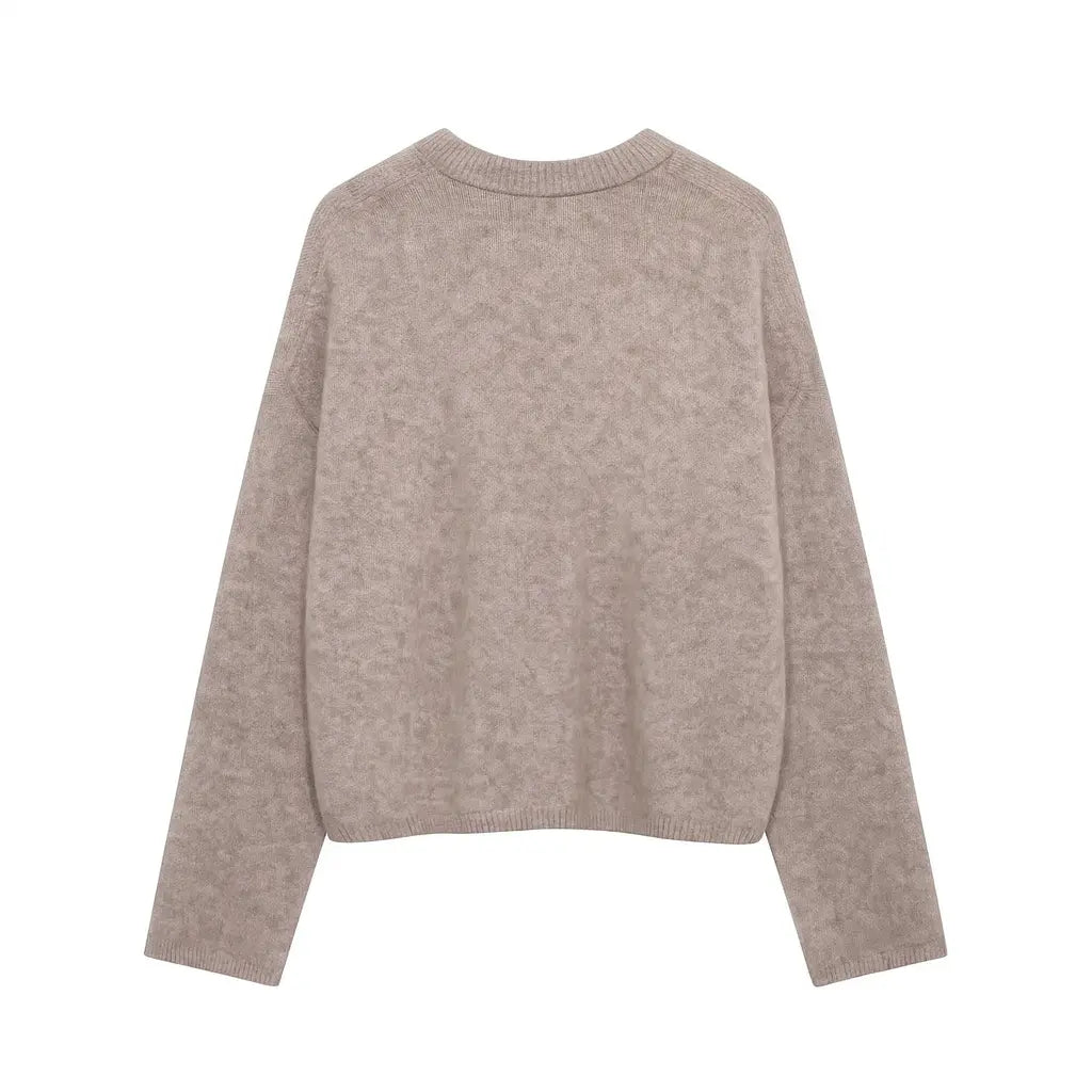Cozy Fuzzy Knit Sweater