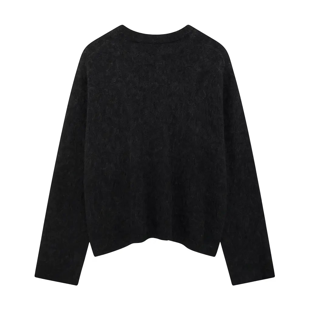 Cozy Fuzzy Knit Sweater