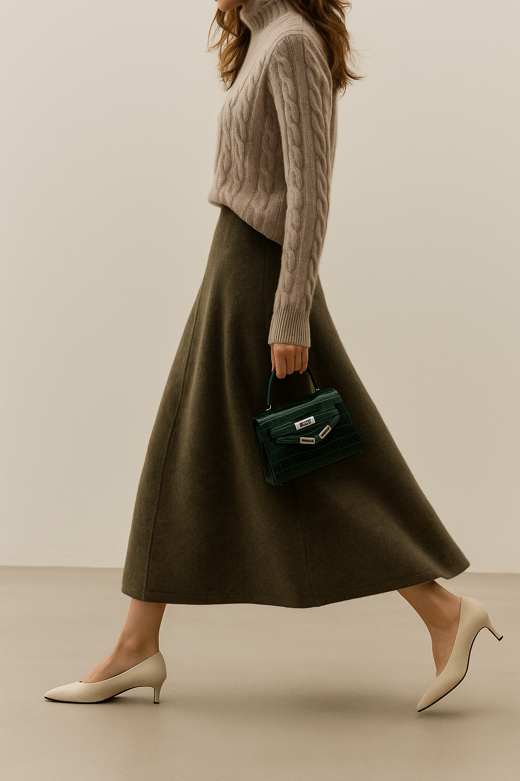 Nives | Women’s Knit Maxi Skirt