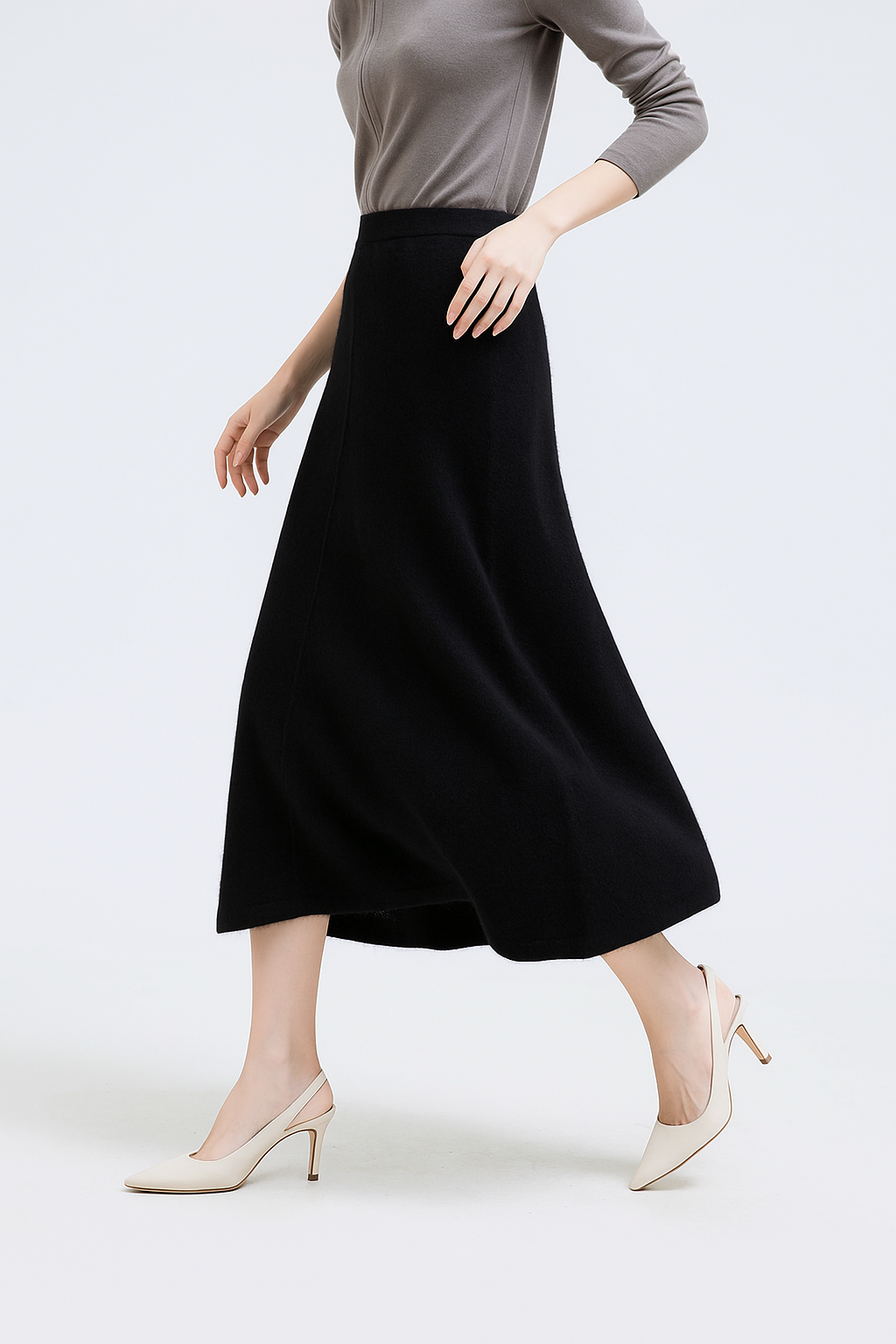 Nives | Women’s Knit Maxi Skirt