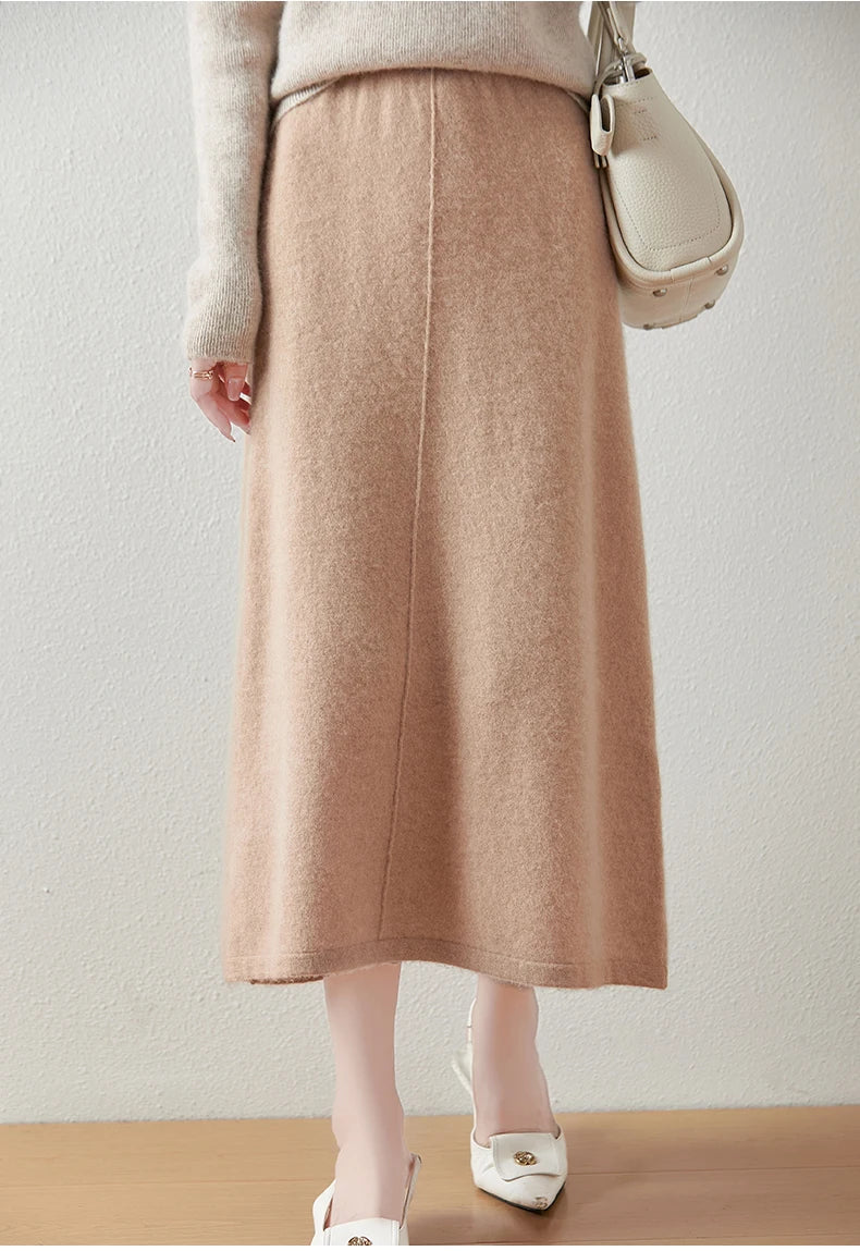 Nives | Women’s Knit Maxi Skirt