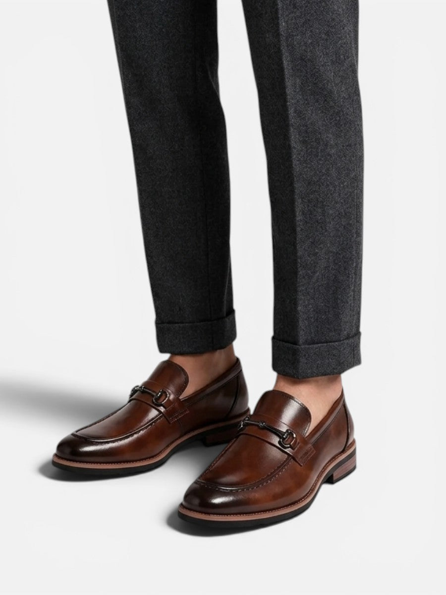 Men's Bit Loafers – Polished Slip On Dress Shoes