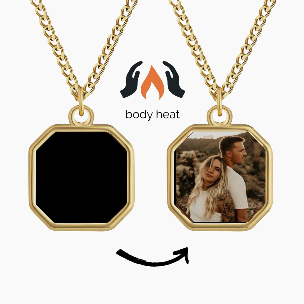 Magic Heat Revealed Photo Necklace