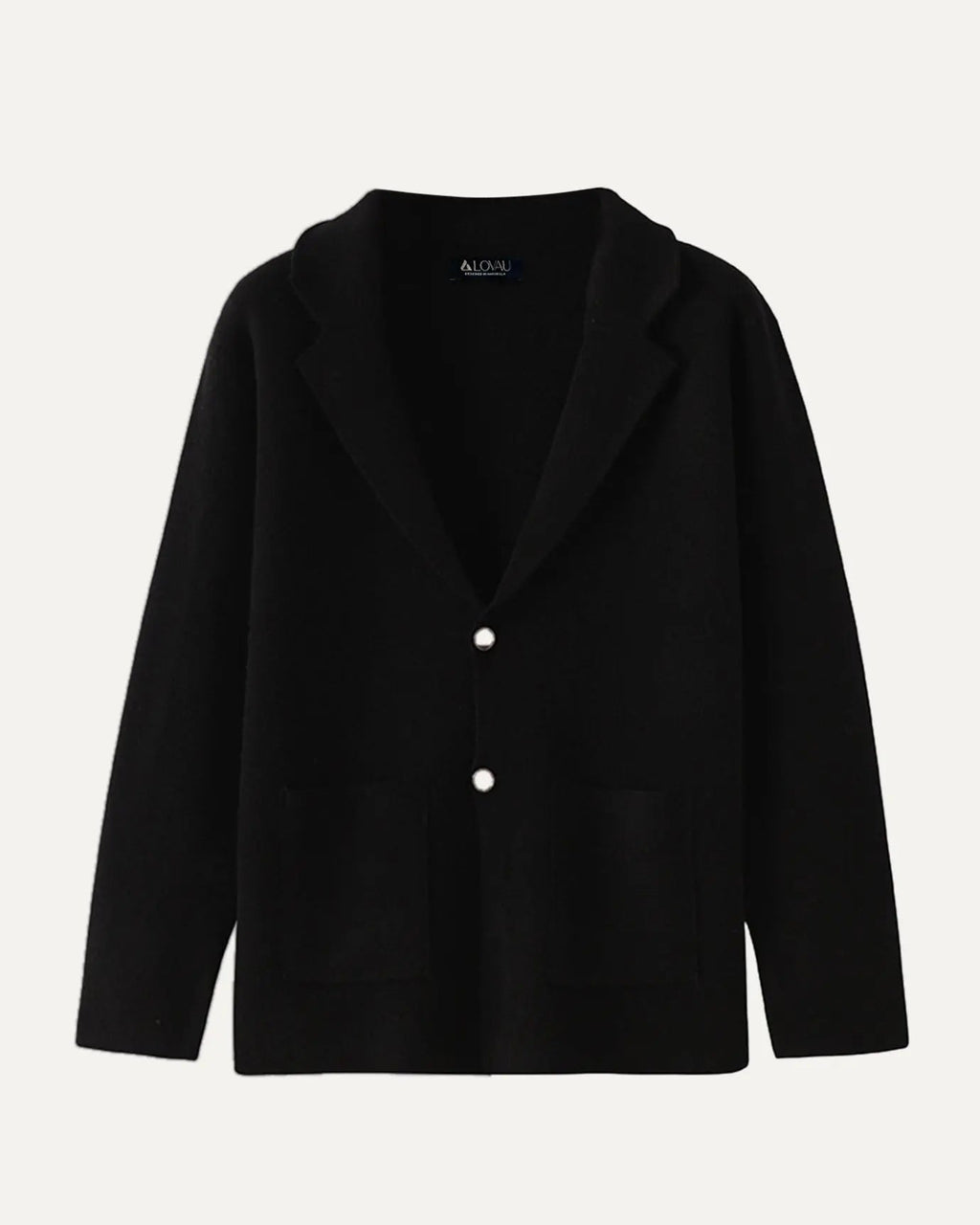 Men's Knitted Cardigan – Wool and Cashmere Blend Jacket