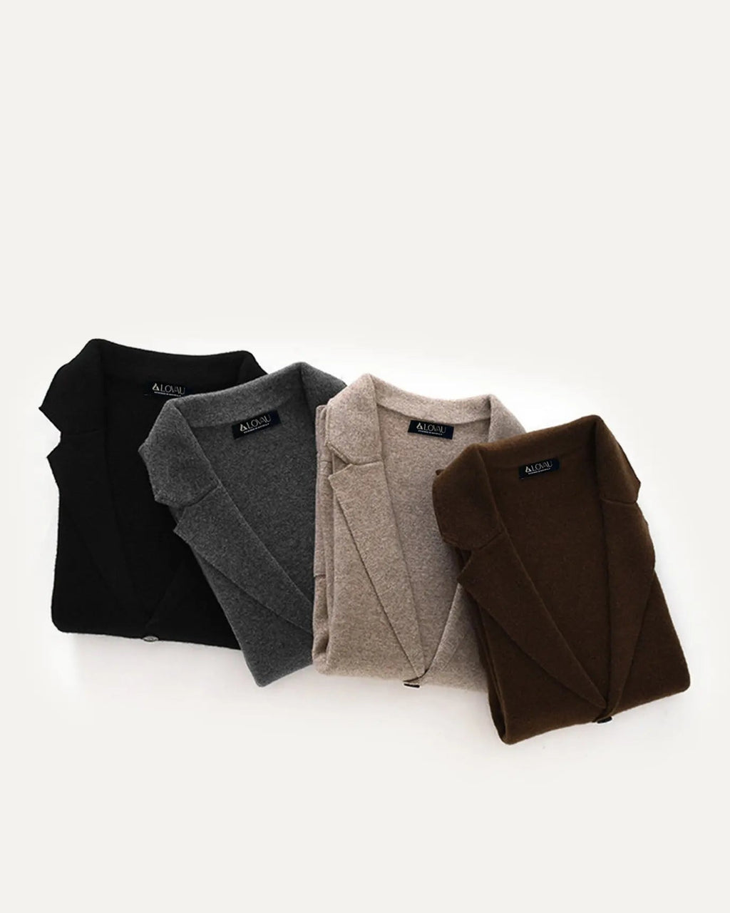 Men's Knitted Cardigan – Wool and Cashmere Blend Jacket