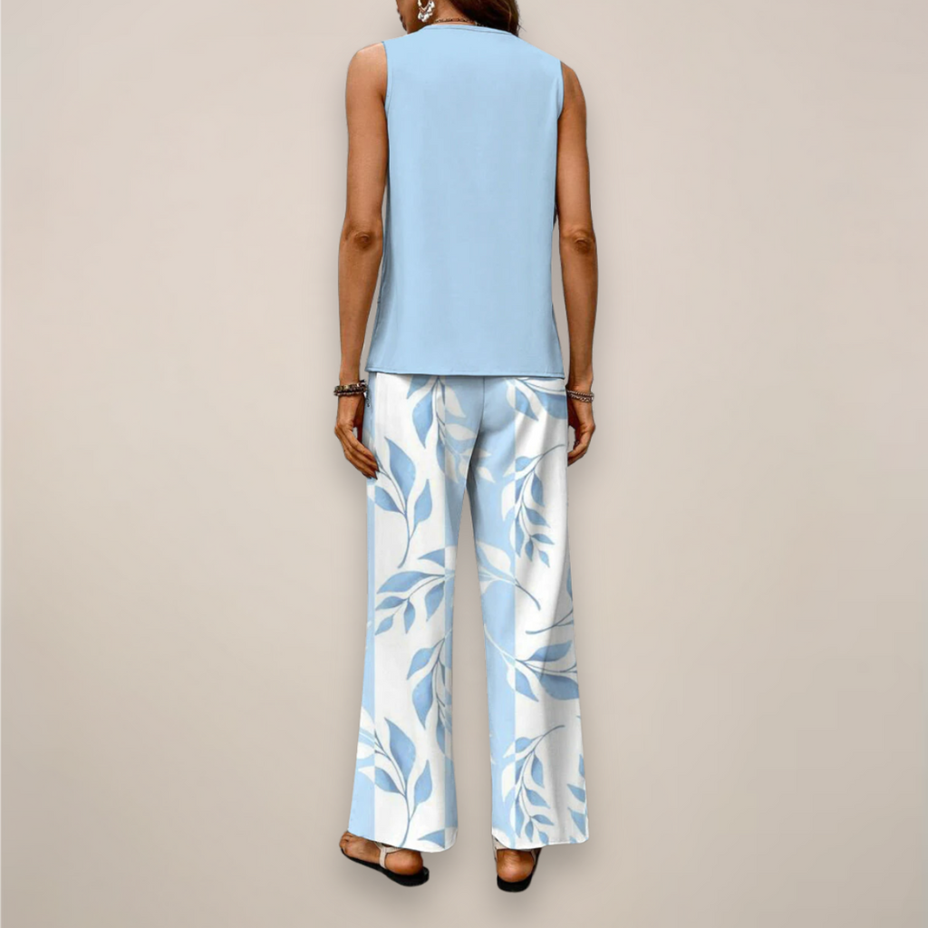 Women's Co-ord Set in blue, view 2