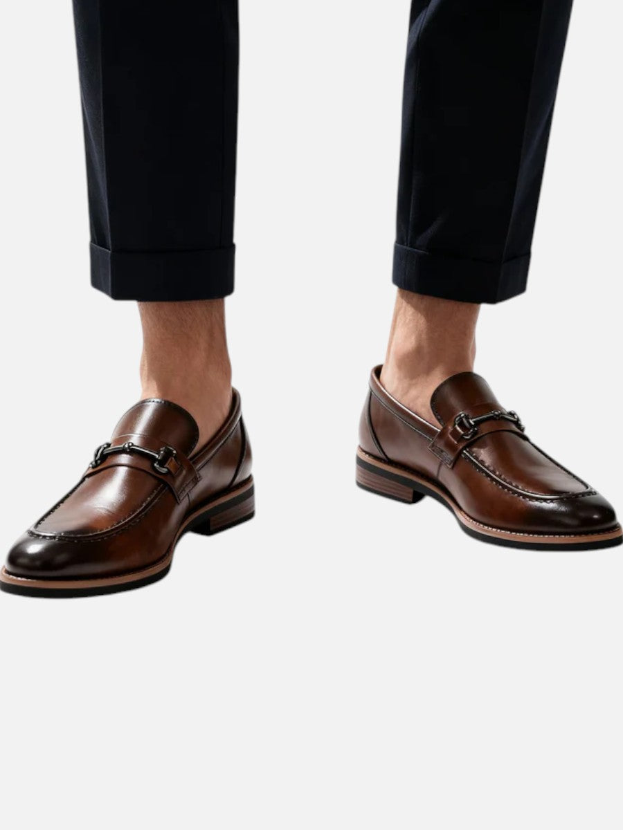 Men's Bit Loafers – Polished Slip On Dress Shoes