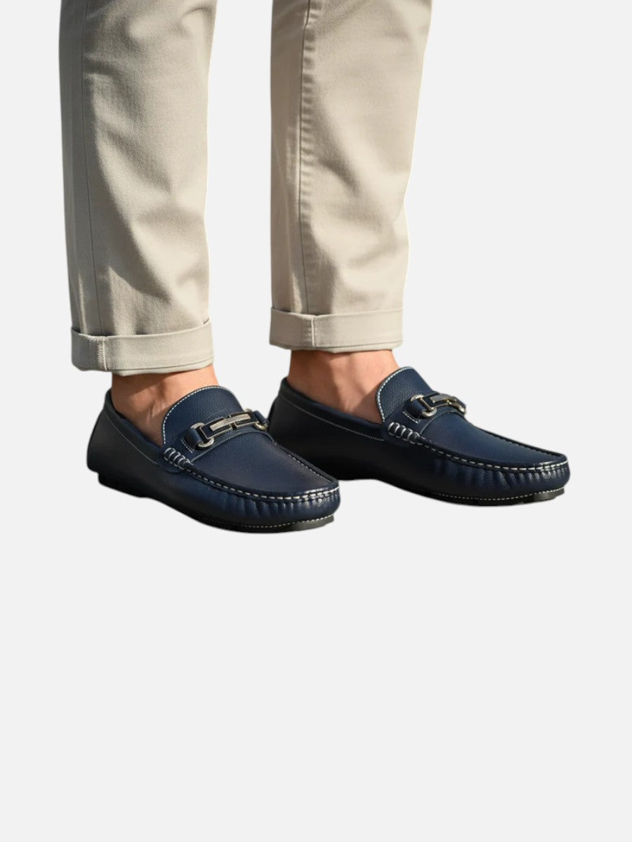 Men's Driving Loafers – Bit Trim with Studded Sole