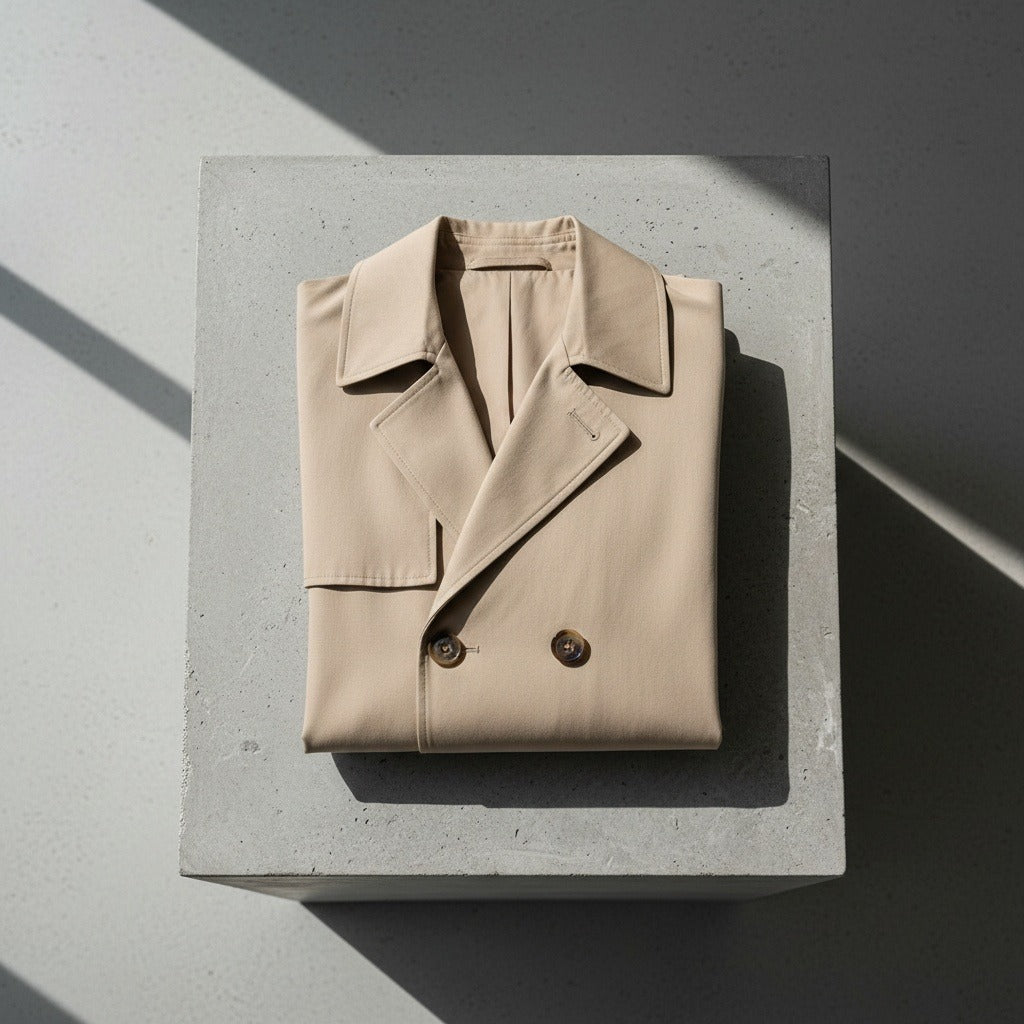 Men's Trench Coat in beige, view 7