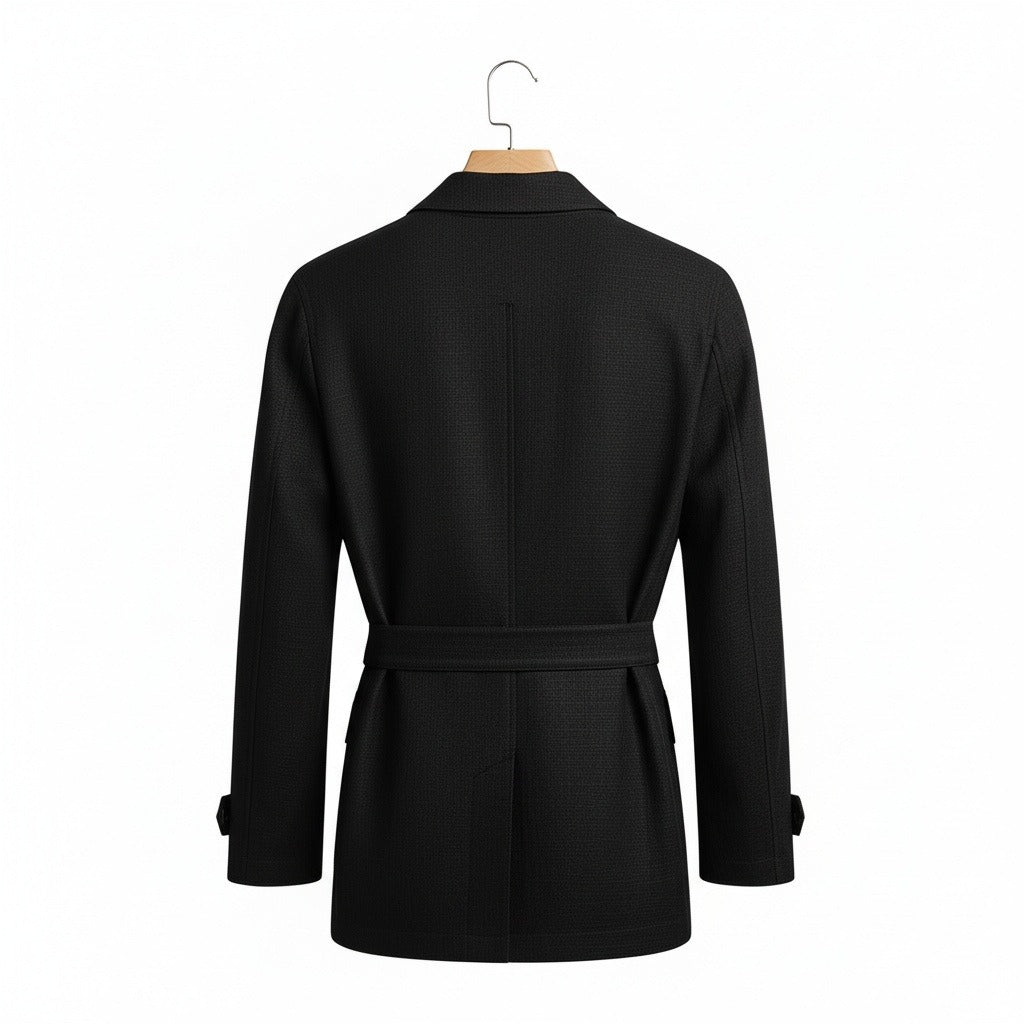 Men's Safari Jacket in black, view 5