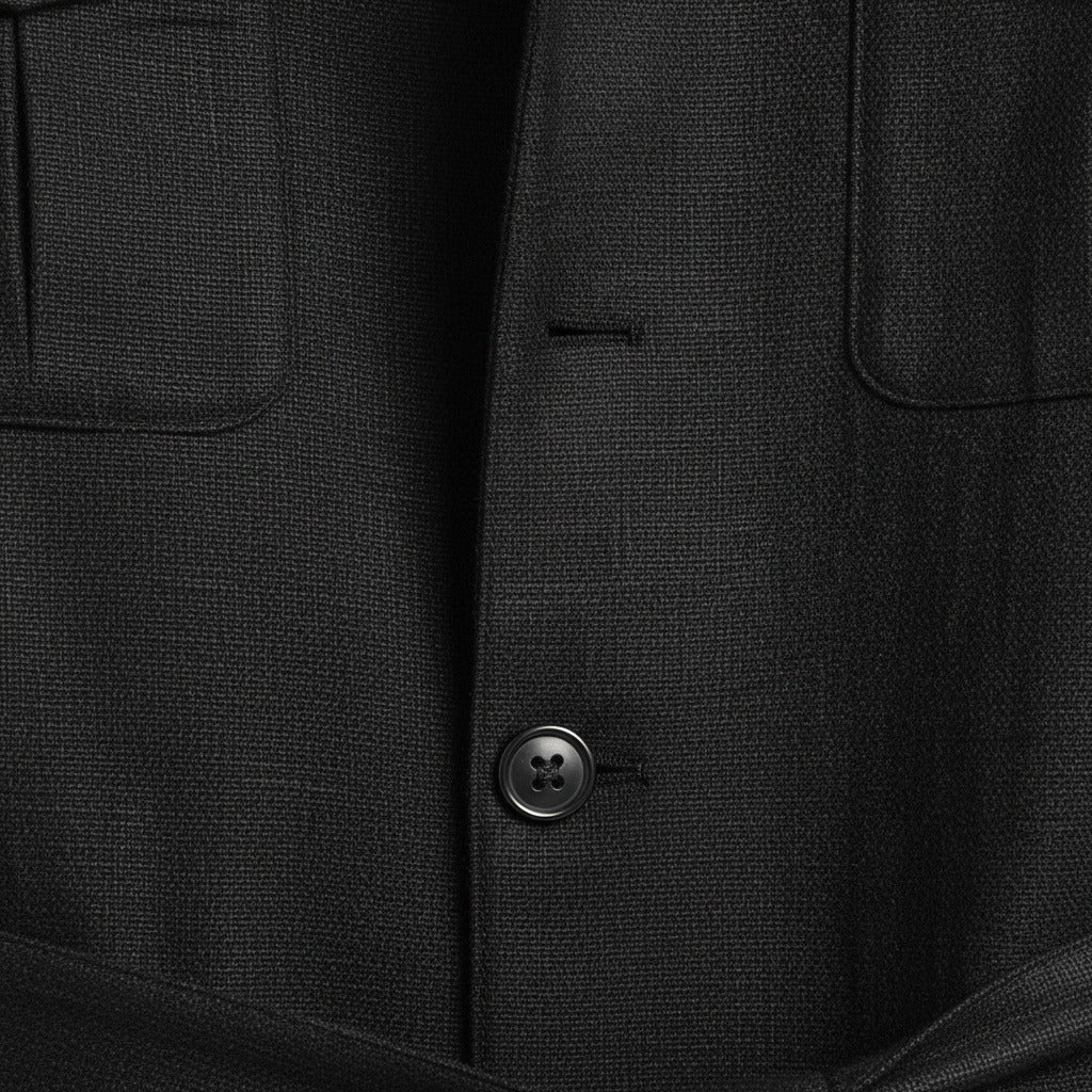 Men's Safari Jacket in black, view 6
