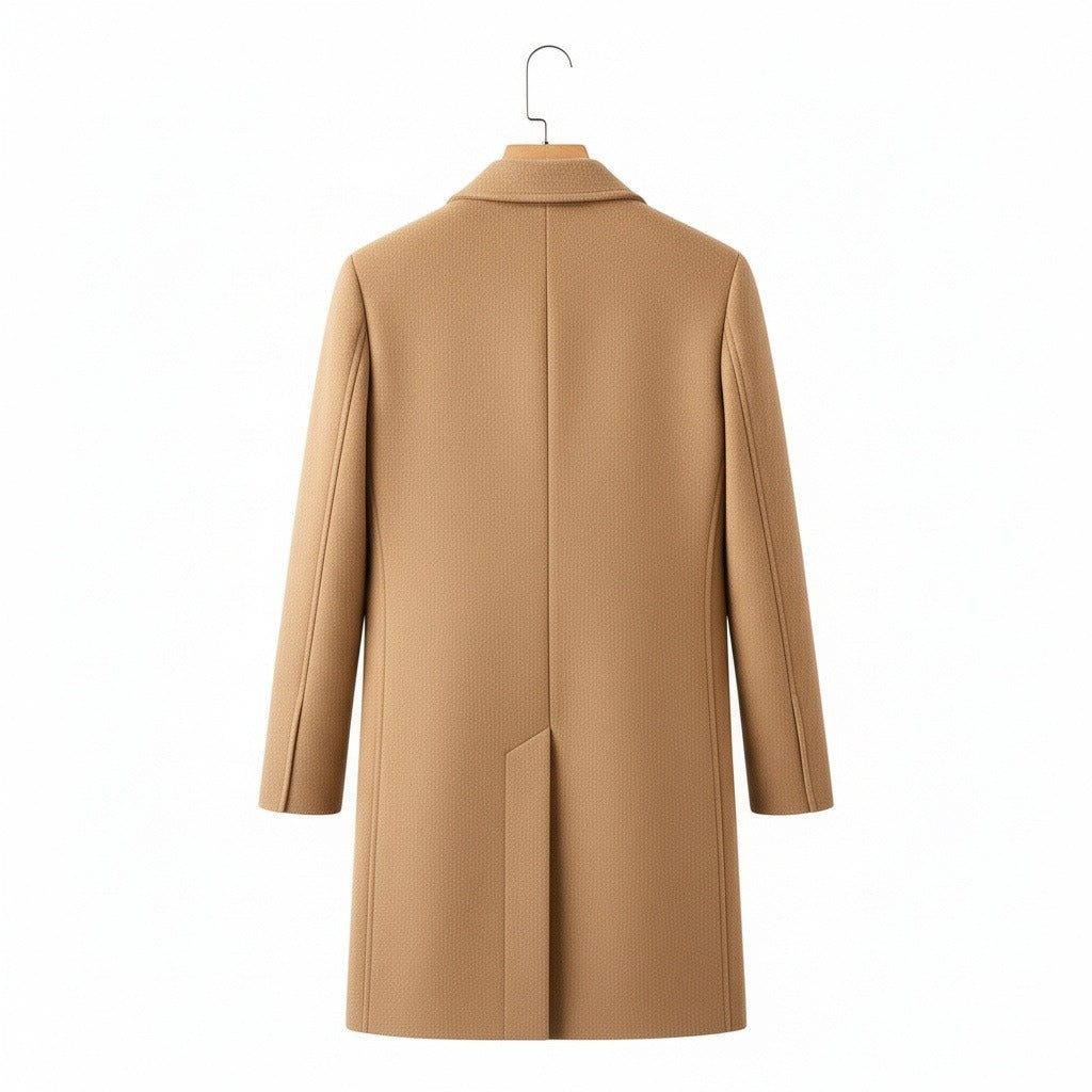 Men's Overcoat in camel, view 5