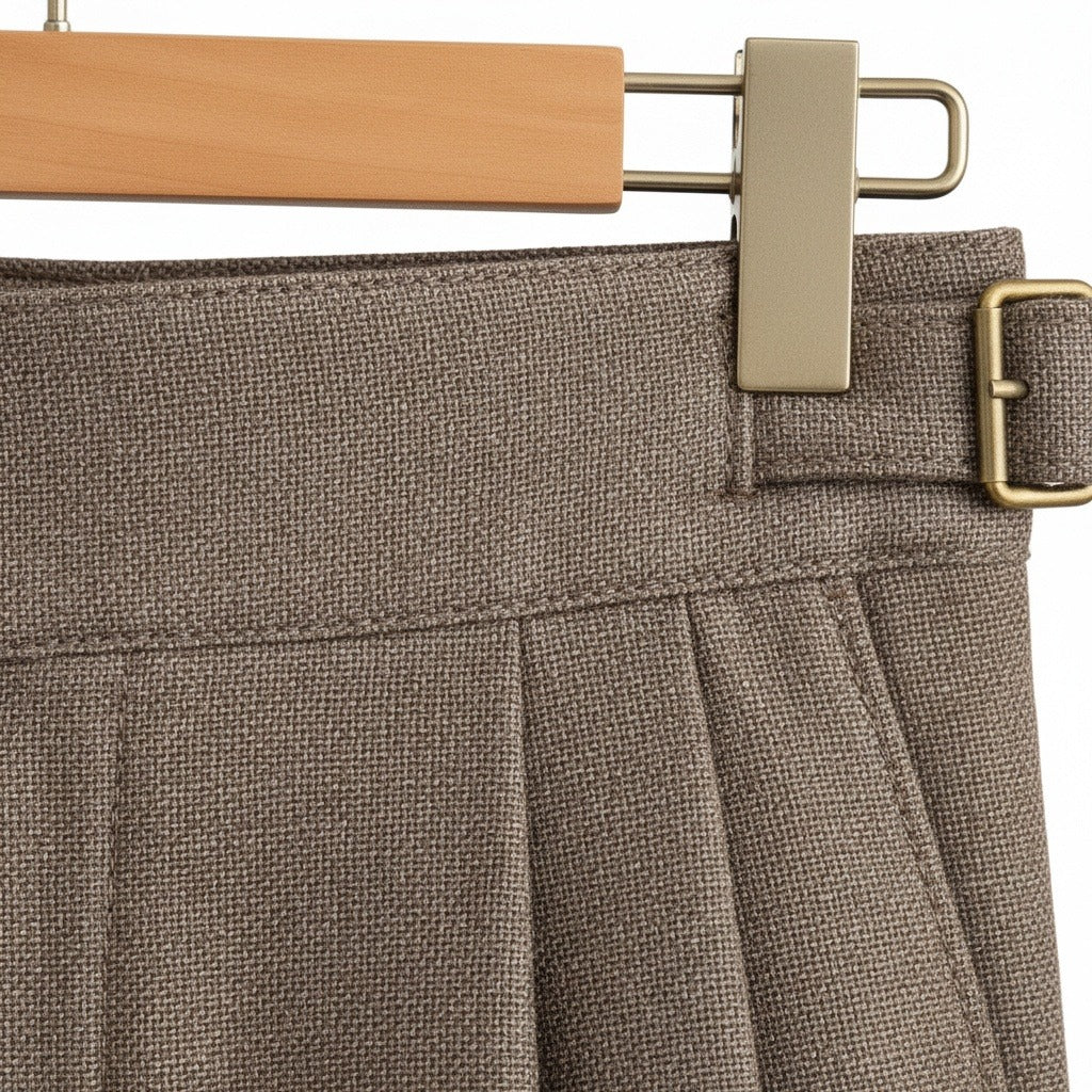Men's Gurkha Trousers – High Waist with Buckled Side Tabs