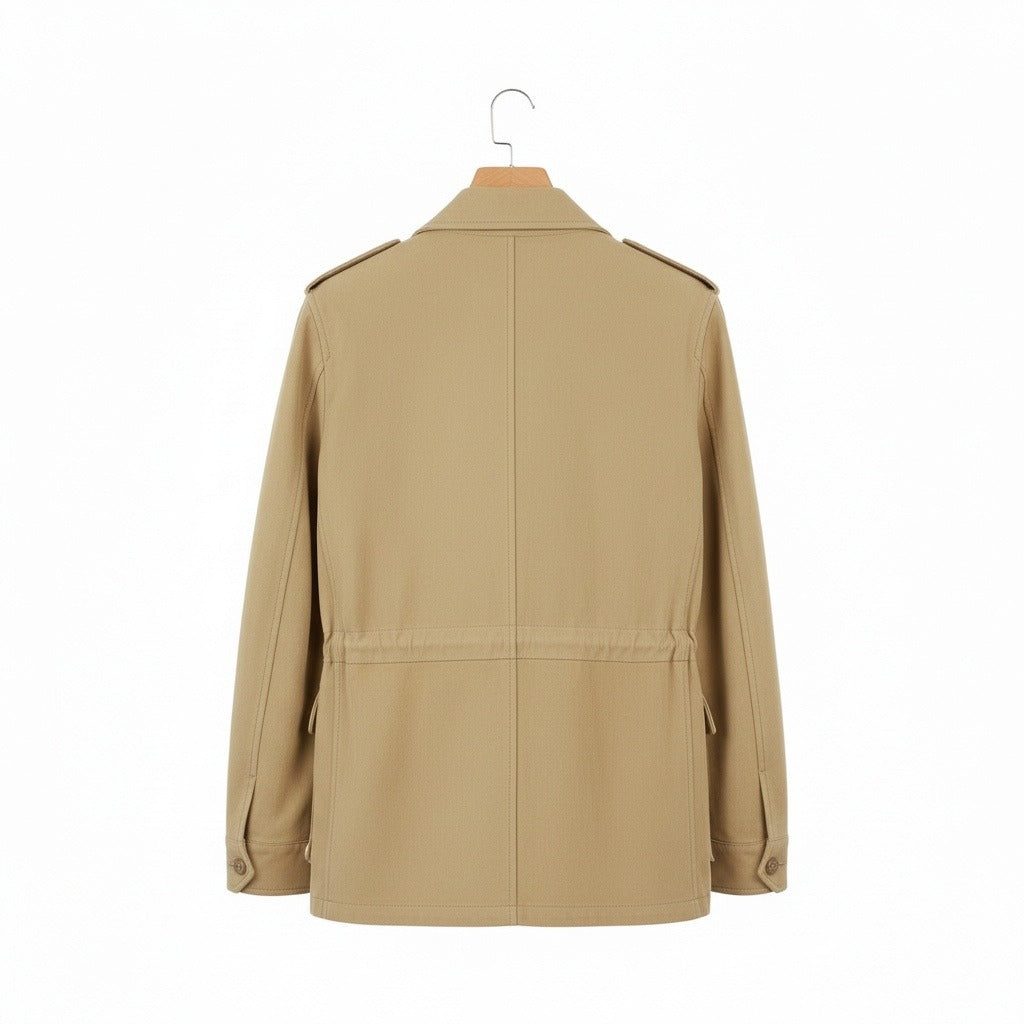 Men's Safari Jacket in tan, view 5
