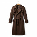 Men's Trench Coat in brown – Double Breasted Belted Coat