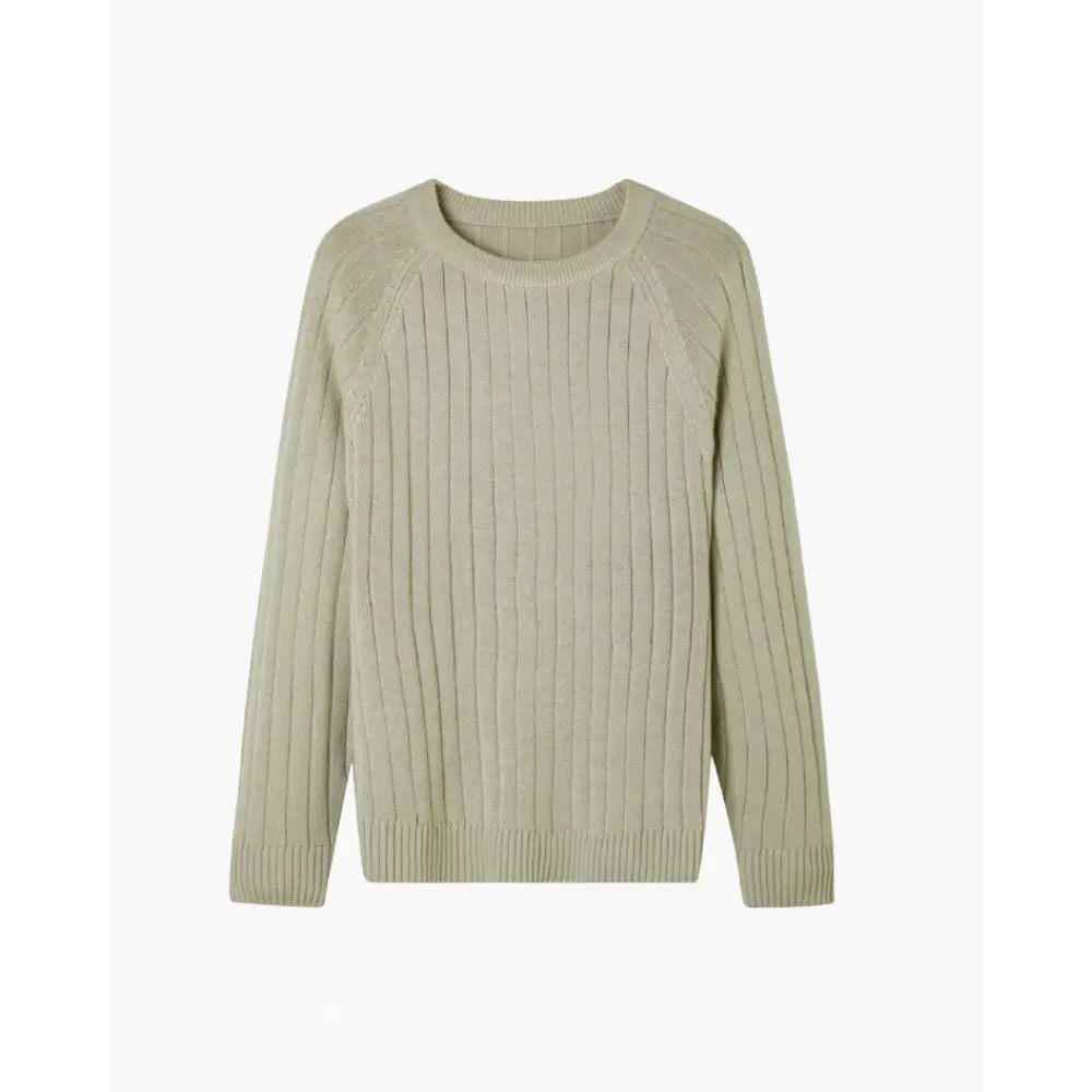 Classic Ribbed Wool Sweater