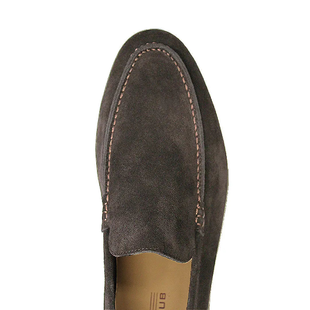 Men's Suede Yacht Loafers – Slip On Shoes with Rubber Sole