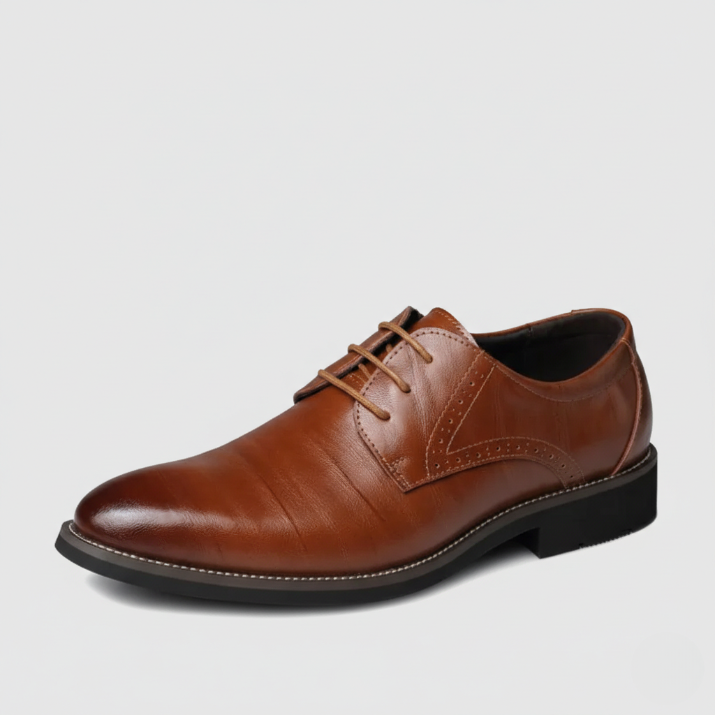 Men's Cap Toe Derby in Brown