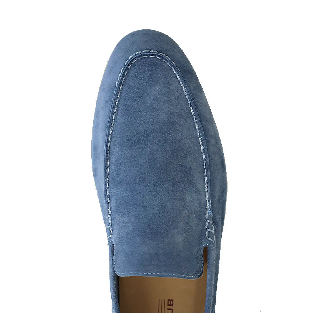 Men's Suede Yacht Loafers – Slip On Shoes with Rubber Sole