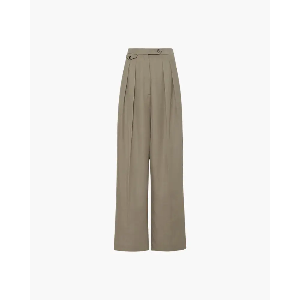 Heritage Wool Wide-Leg Trousers