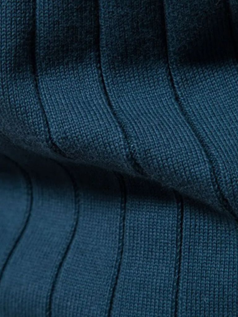 Men's Zip Up Knitted Cardigan – Jacquard Stand Collar