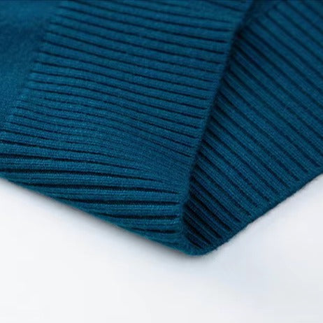 Men's Roll Neck Jumper – Long Sleeve Turtleneck Knit Sweater