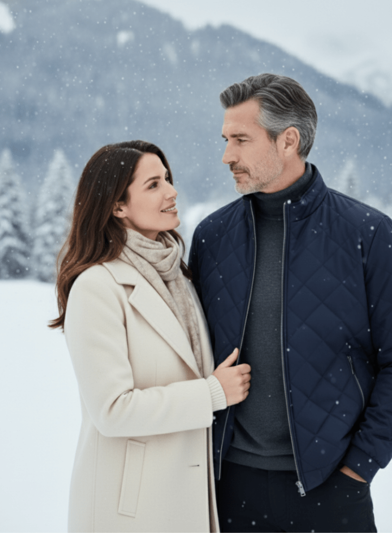 Men's Quilted Jacket – Lormier Diamond Quilted Bomber