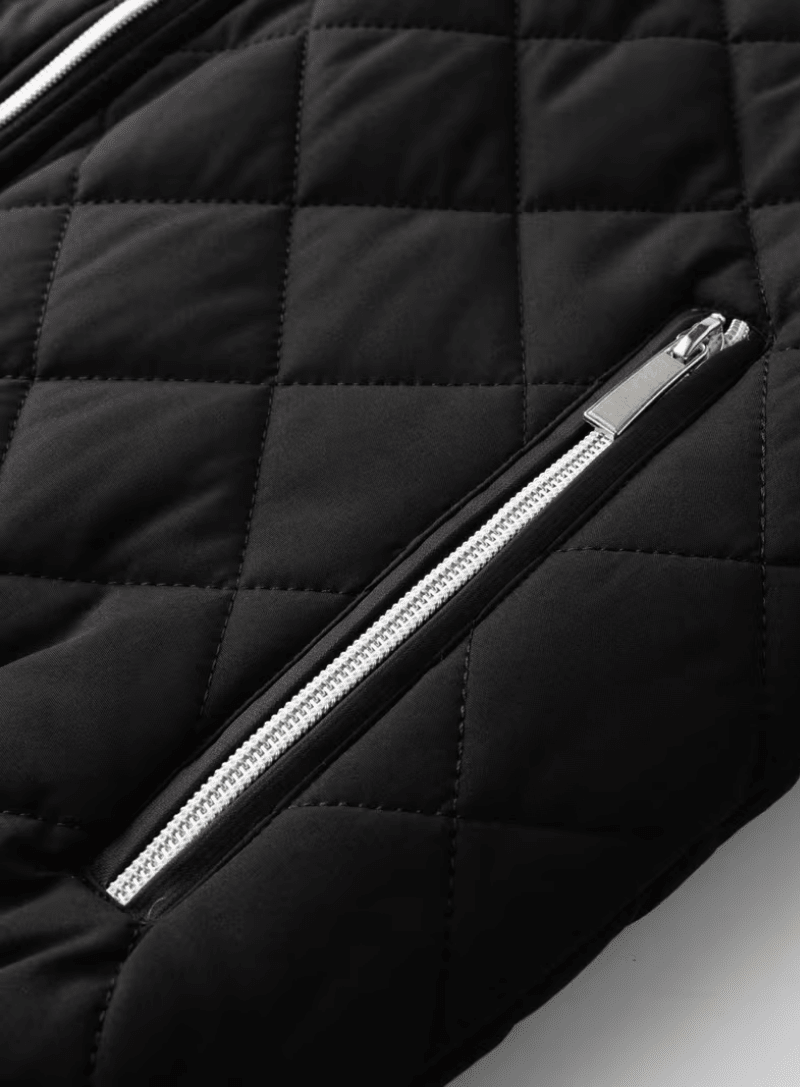 Men's Quilted Jacket – Lormier Diamond Quilted Bomber