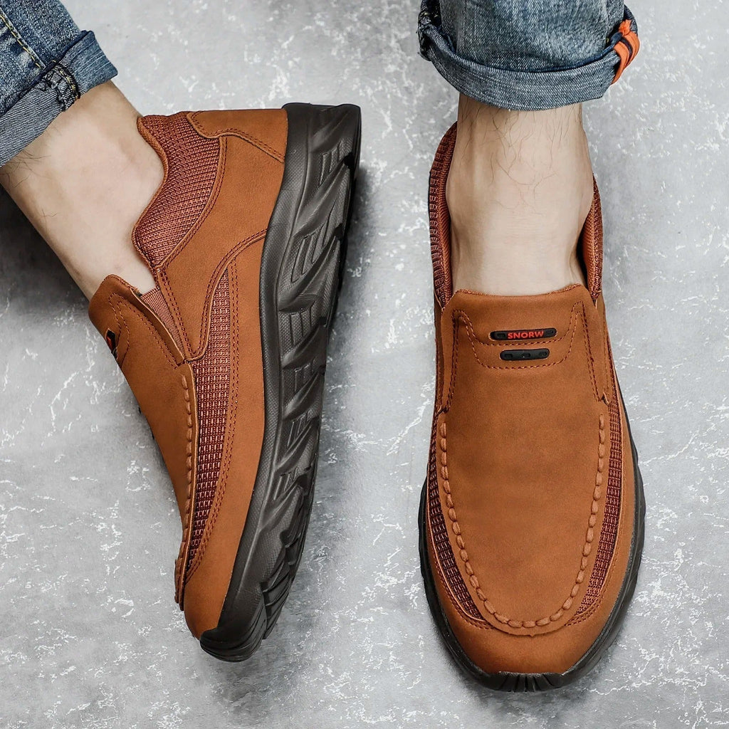 Men's Slip On Loafers in brown, view 2