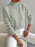 Women's Funnel Neck Jumper – Samantha Soft Knit Sweater