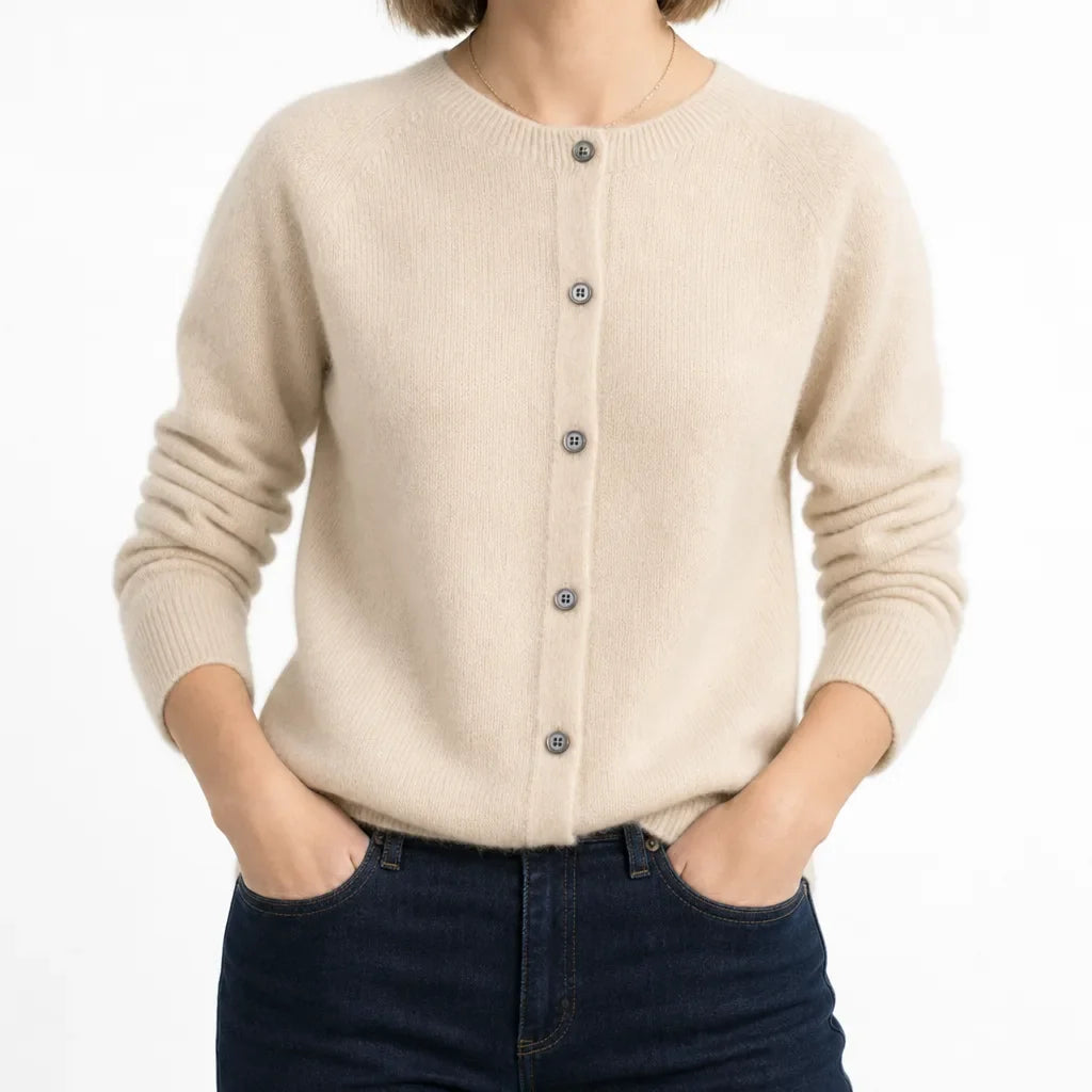 Marianne | Womens Knit Wool Cardigan Sweater