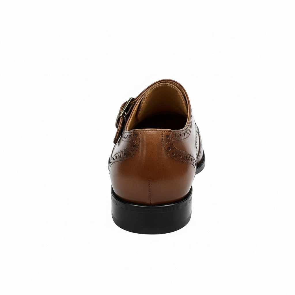 Men's Monk Strap Brogues – Wingtip Leather Shoes
