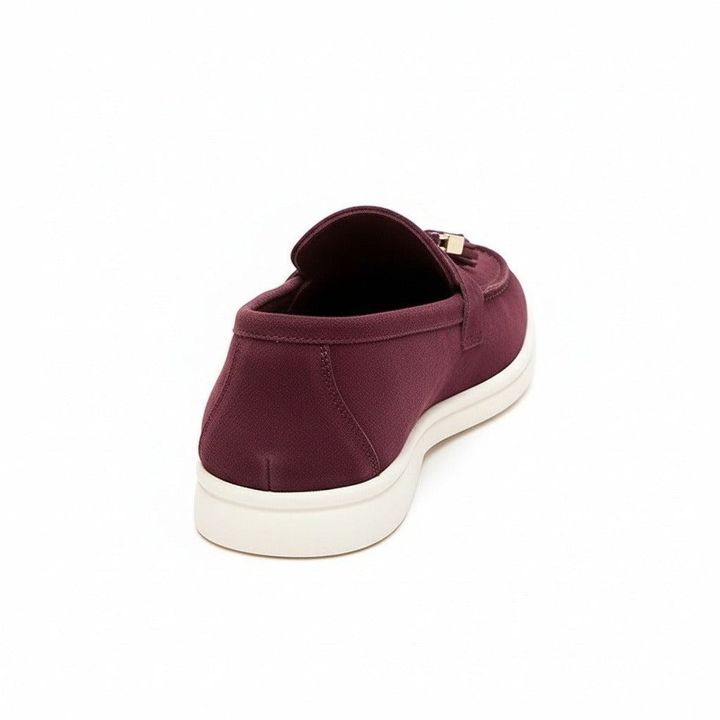 Men's Bit Loafers – Cream Suede Slip On Shoes
