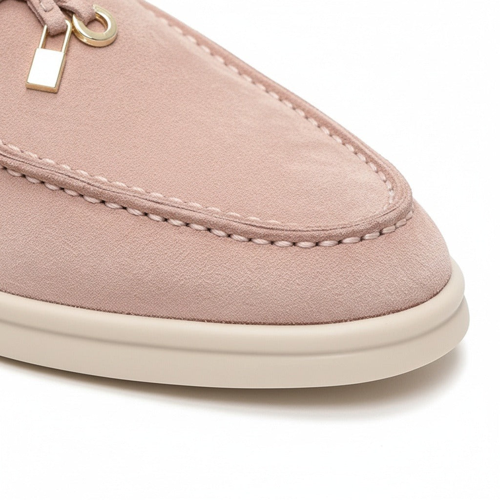 Men's Bit Loafers – Cream Suede Slip On Shoes