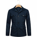 Men's Safari Jacket in navy blue – Four Pocket Field Jacket