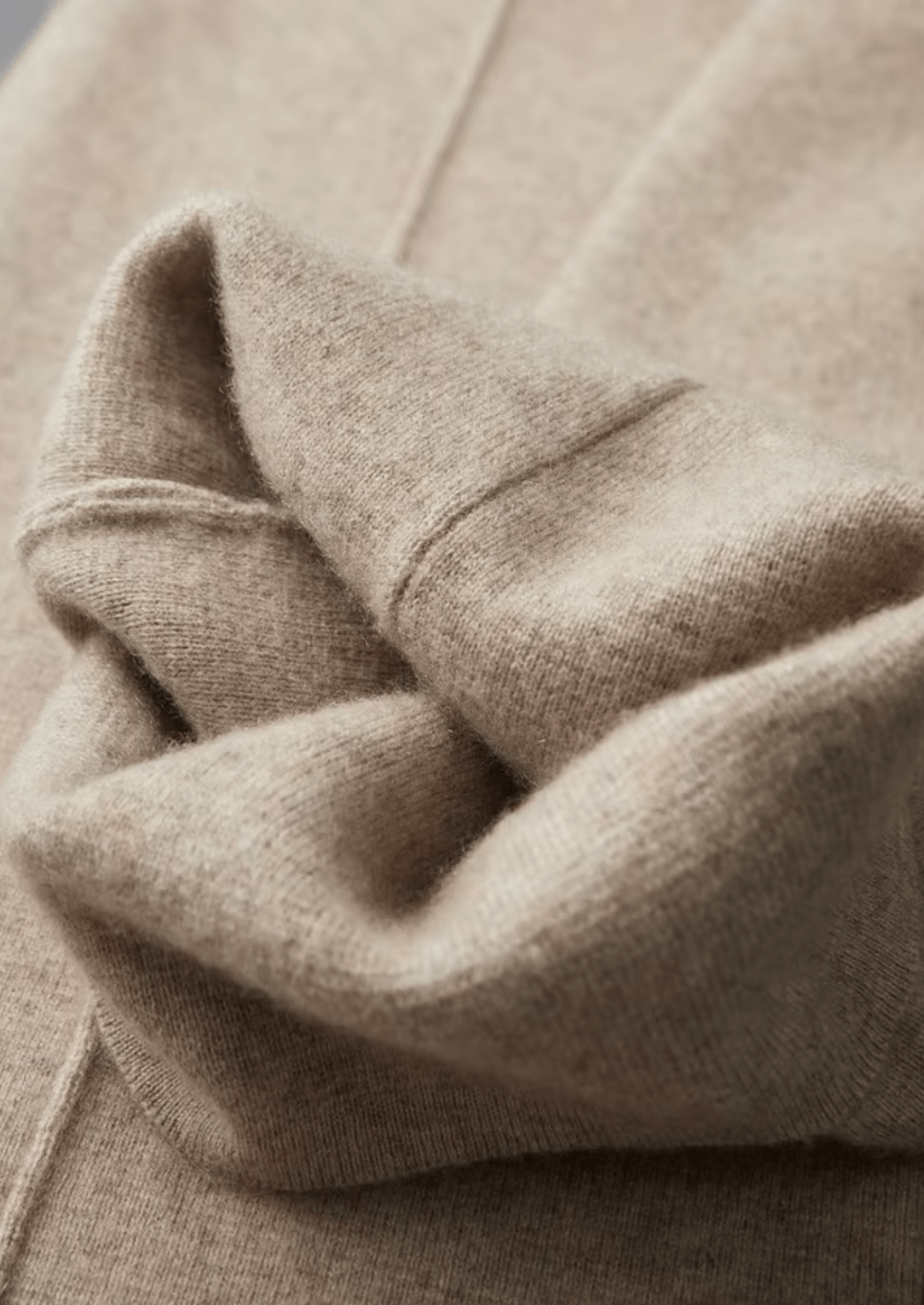 Men's Knitted Leisure Trousers – Cashmere Blend Drawstring