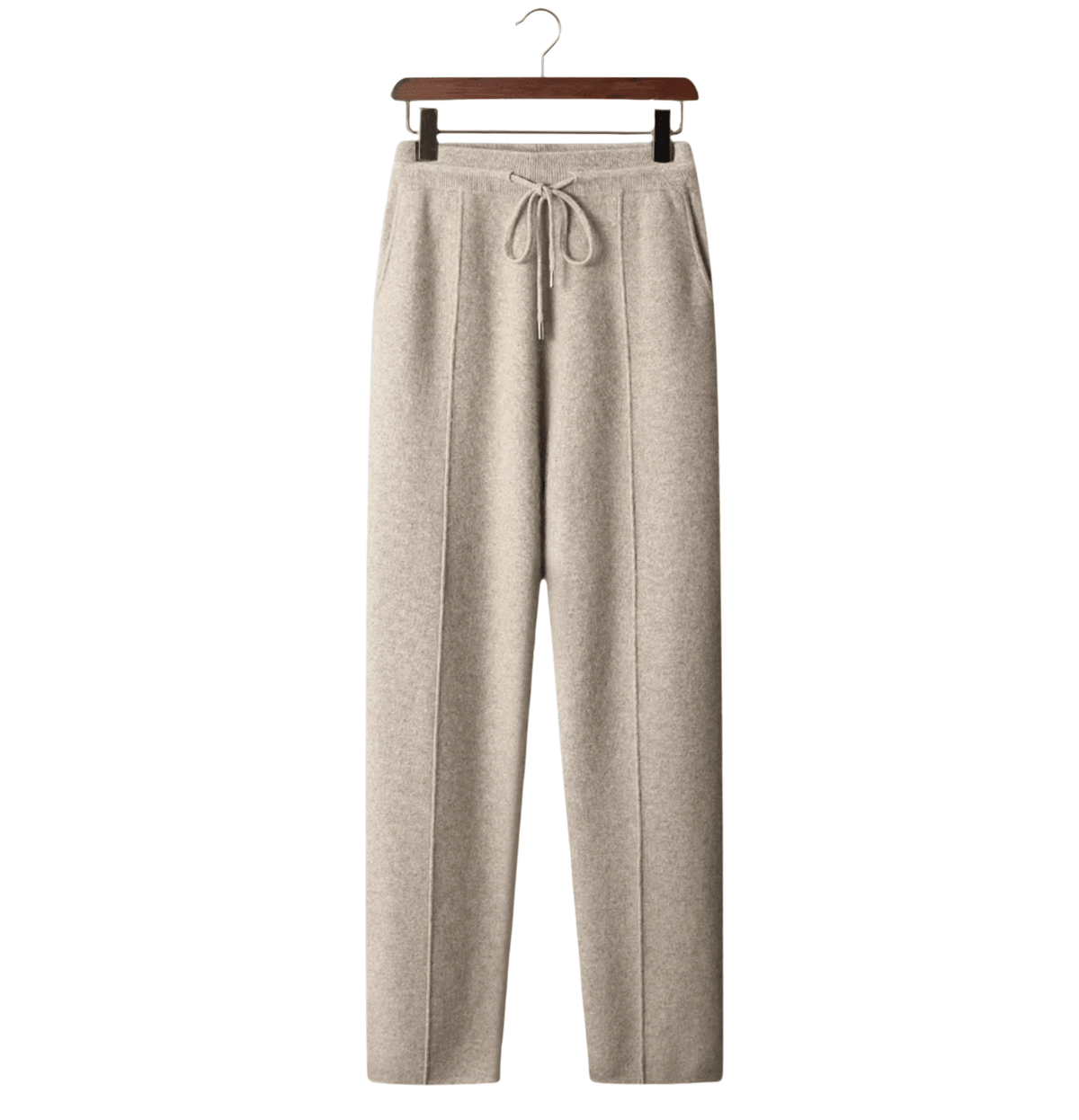 Men's Knitted Leisure Trousers – Cashmere Blend Drawstring