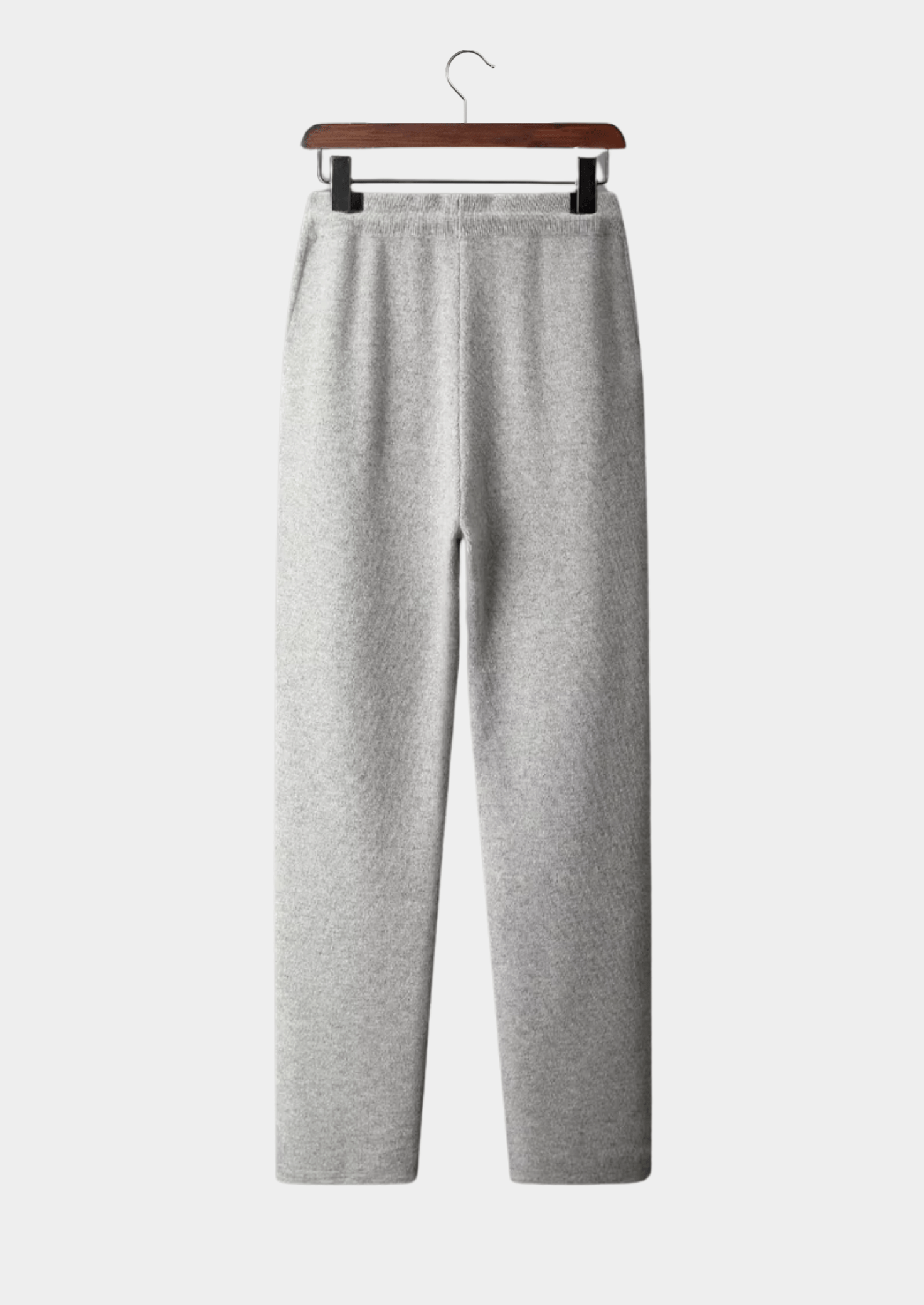 Men's Knitted Leisure Trousers – Merino Blend Drawstring