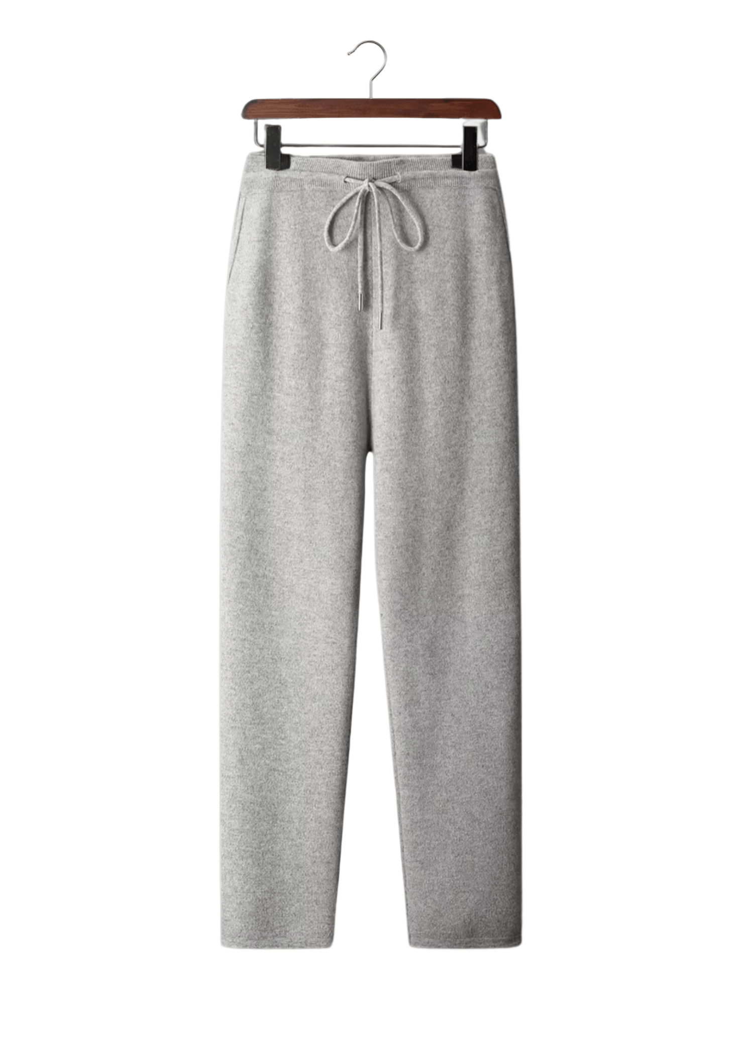 Men's Knitted Leisure Trousers – Merino Blend Drawstring