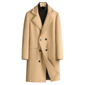 Men's Double Breasted Overcoat – Lormier Wool Blend Coat