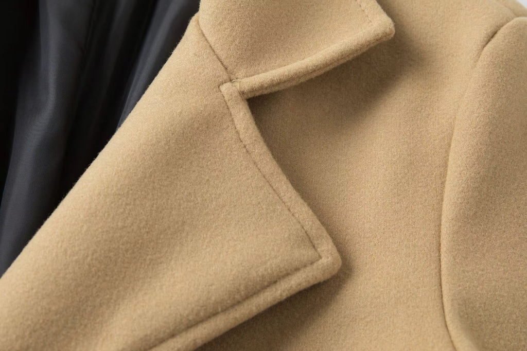 Men's Double Breasted Overcoat – Lormier Wool Blend Coat