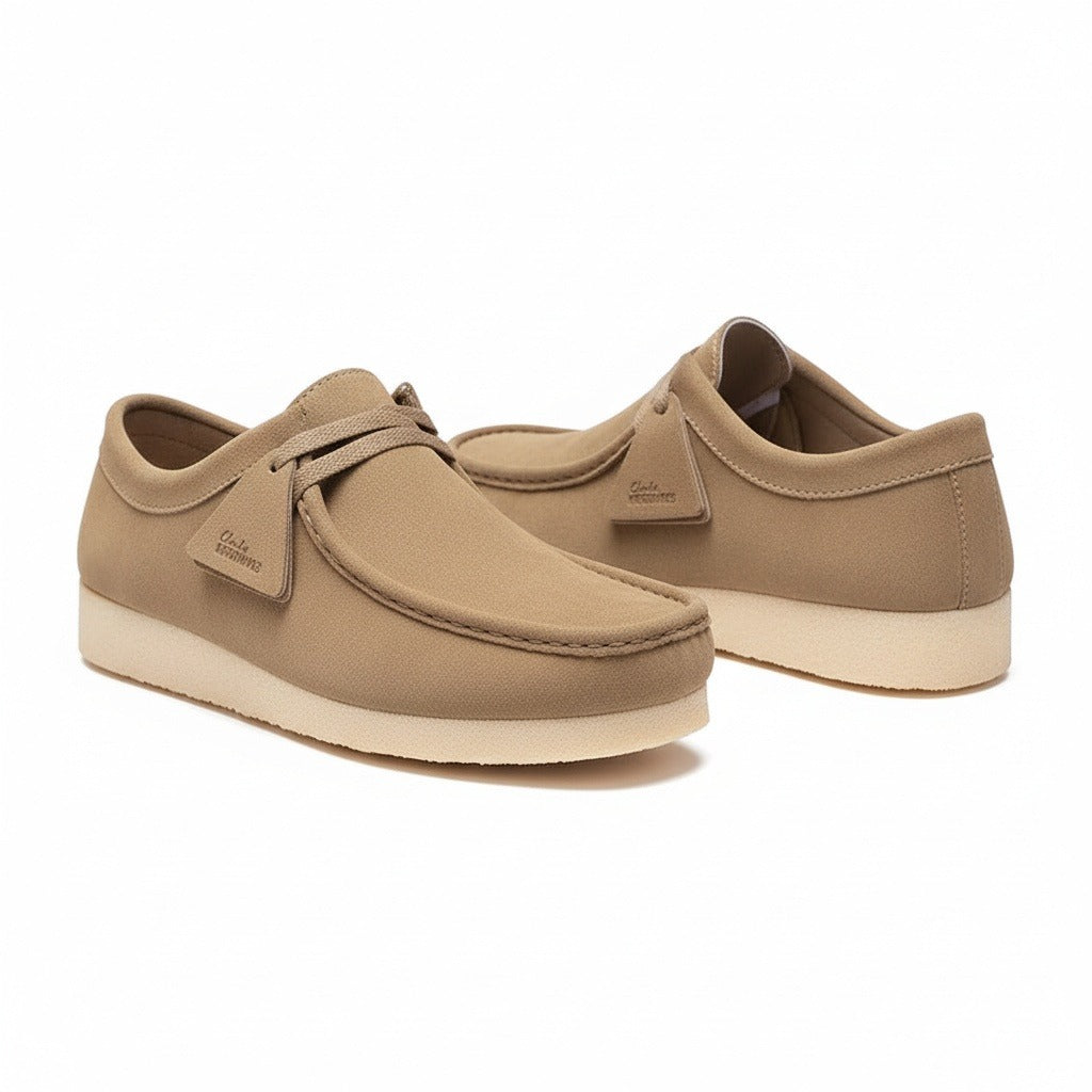 Men's Suede Moccasin Shoes – Crepe Sole Lace Ups