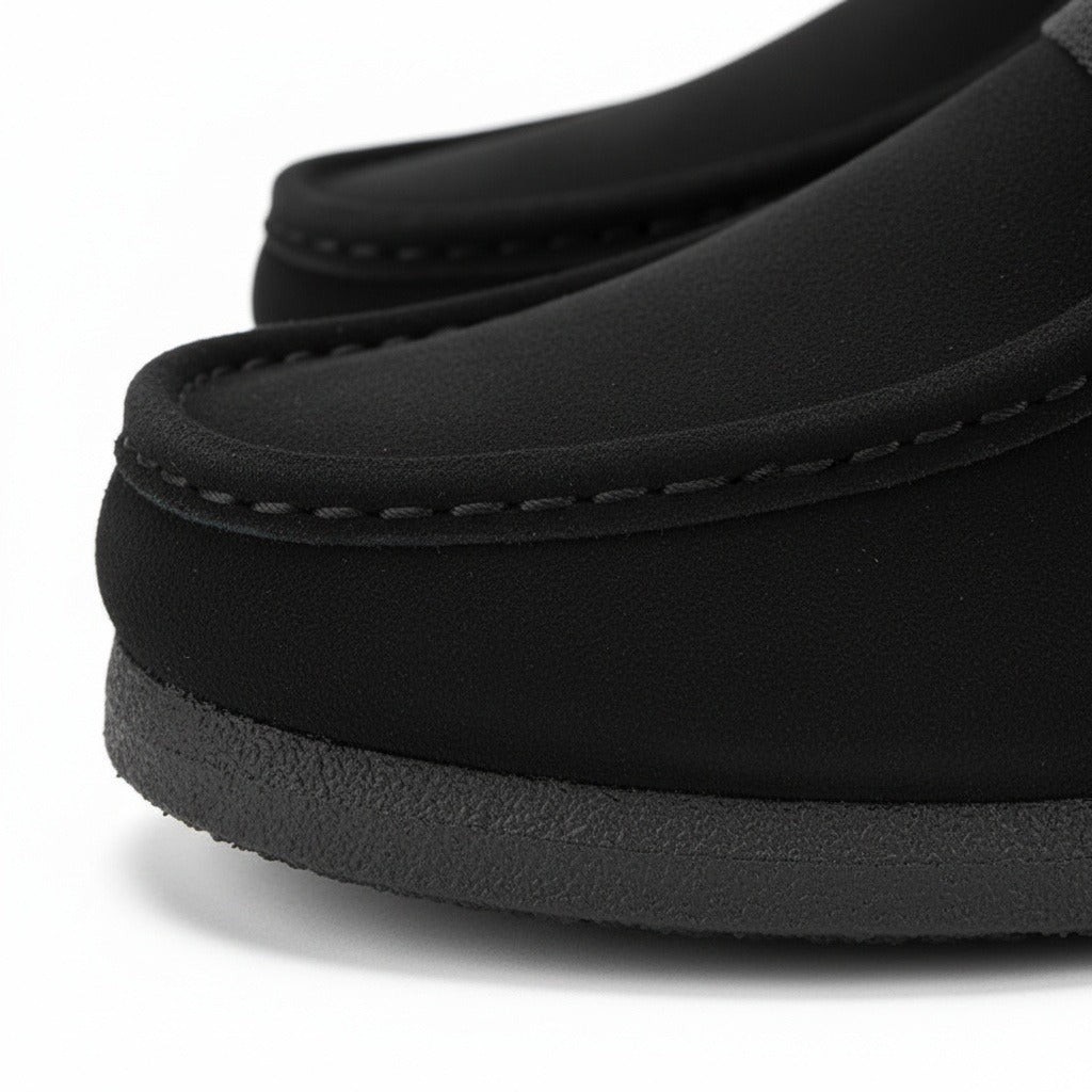 Men's Suede Moccasin Shoes – Crepe Sole Lace Ups