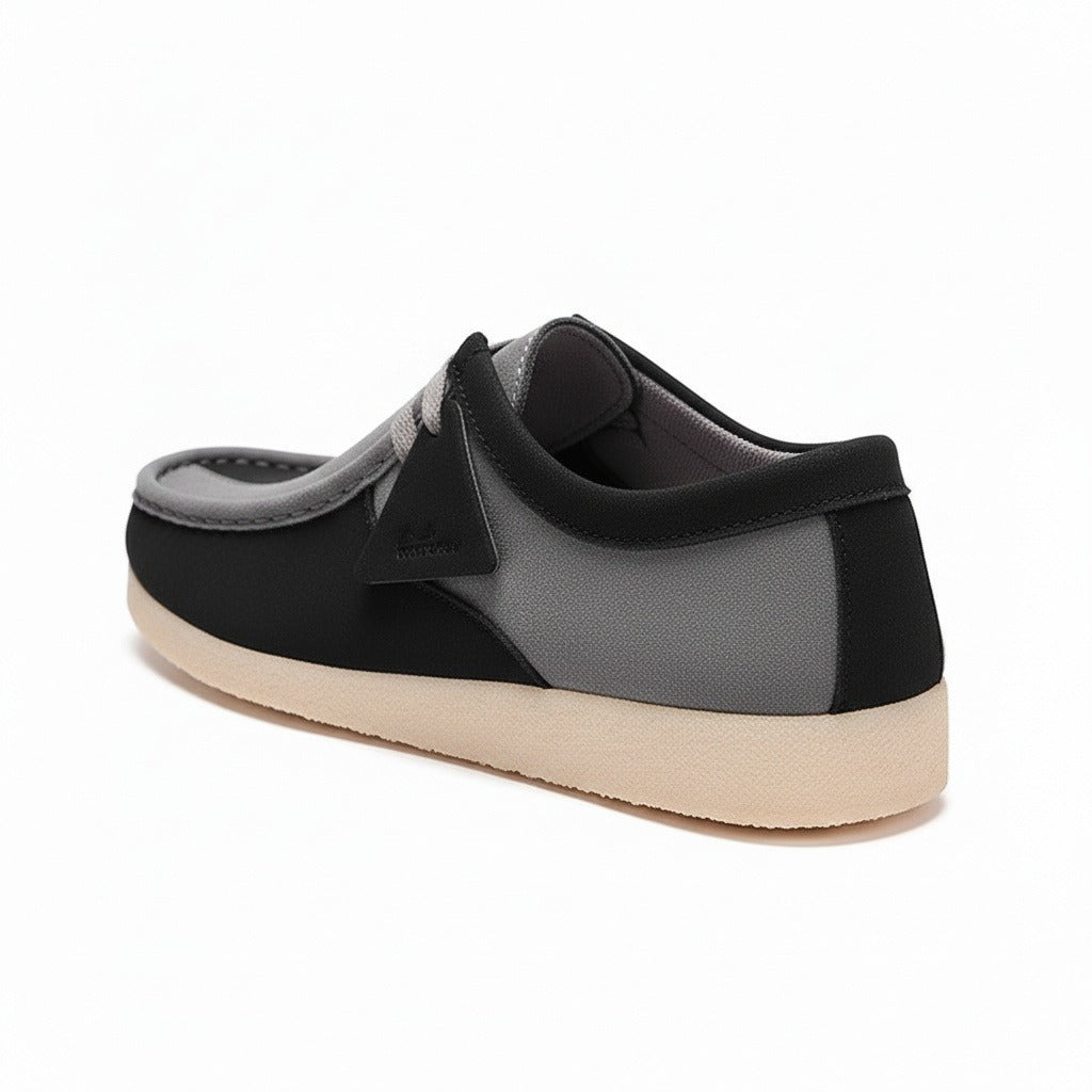 Men's Suede Moccasin Shoes – Crepe Sole Lace Ups