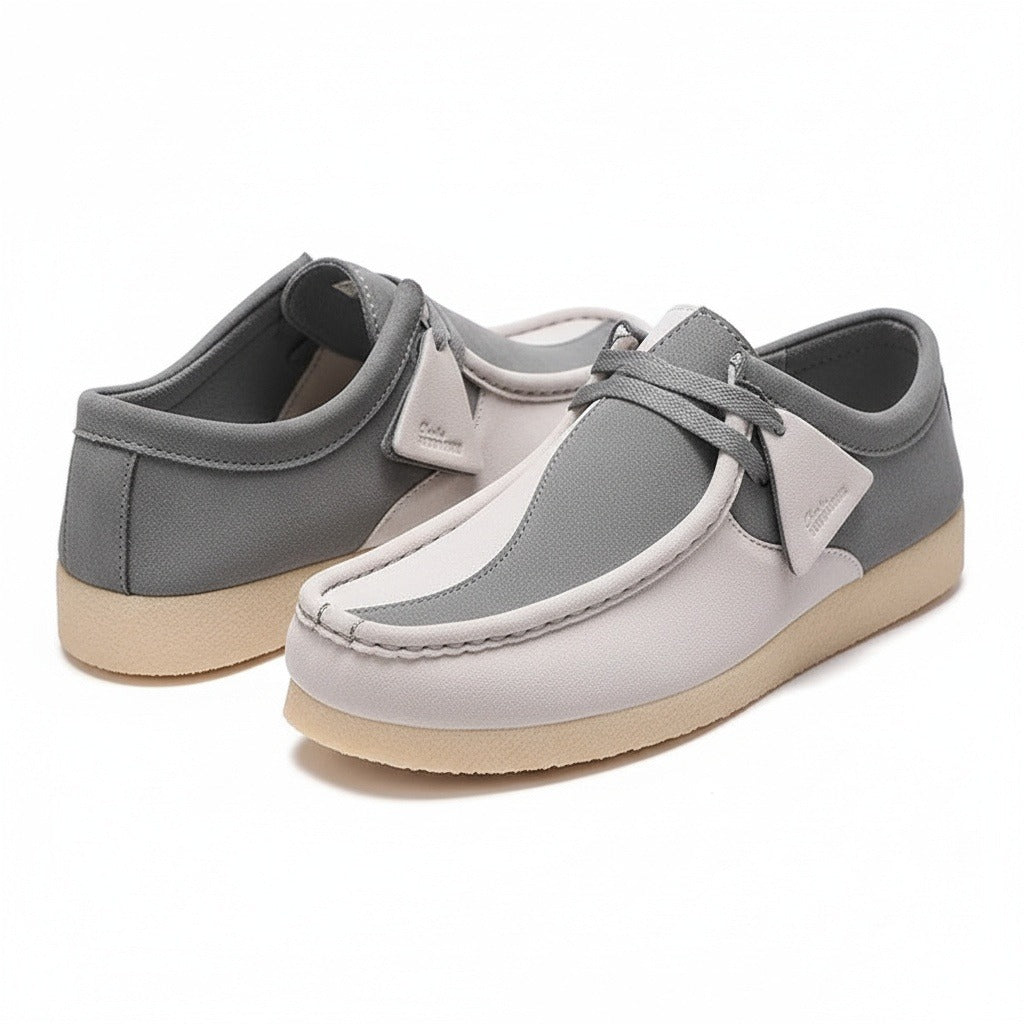 Men's Suede Moccasin Shoes – Crepe Sole Lace Ups