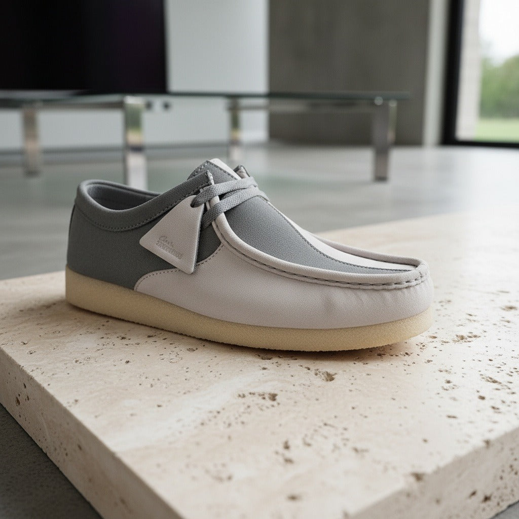 Men's Suede Moccasin Shoes – Crepe Sole Lace Ups