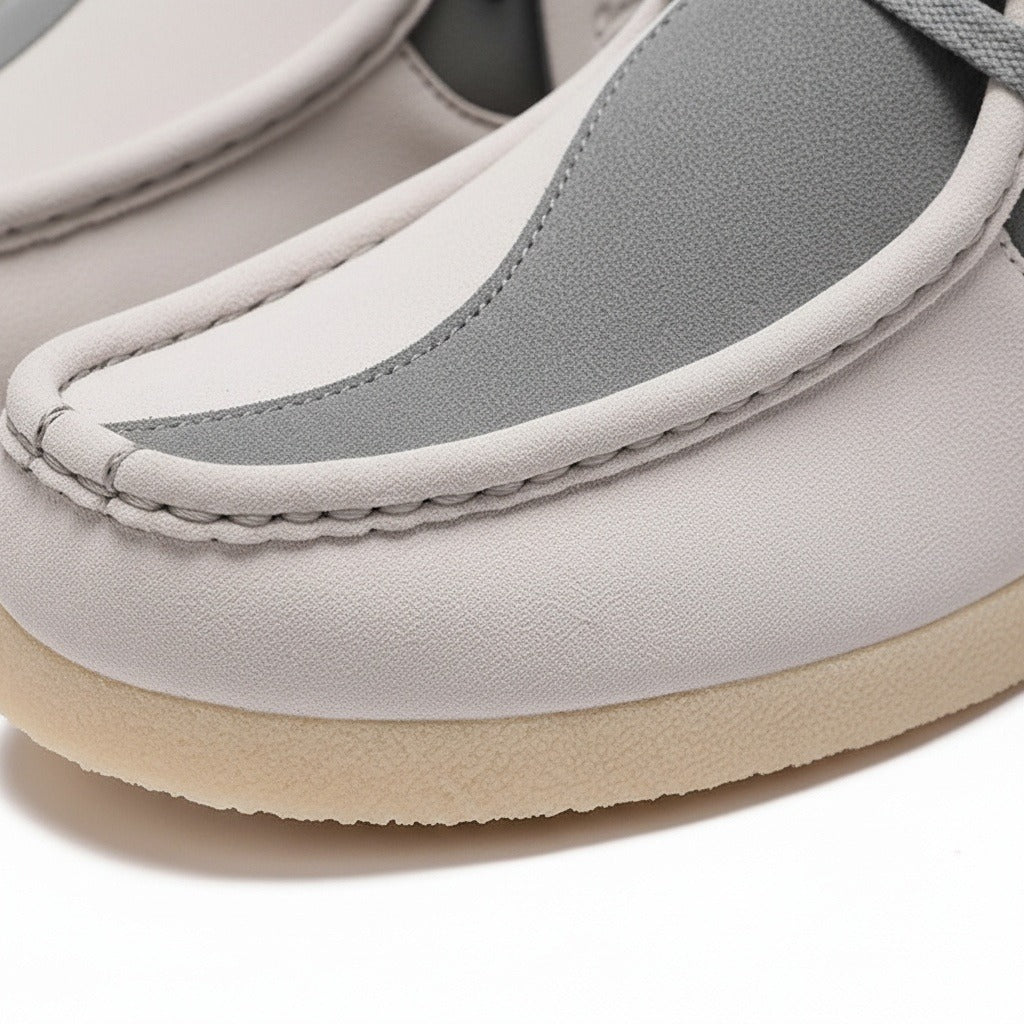 Men's Suede Moccasin Shoes – Crepe Sole Lace Ups